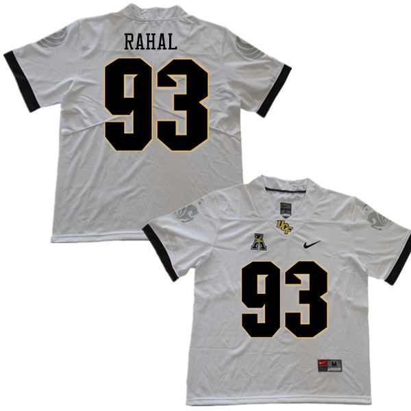 Men #93 Joe Rahal UCF Knights College Football Jerseys Sale-White - Click Image to Close